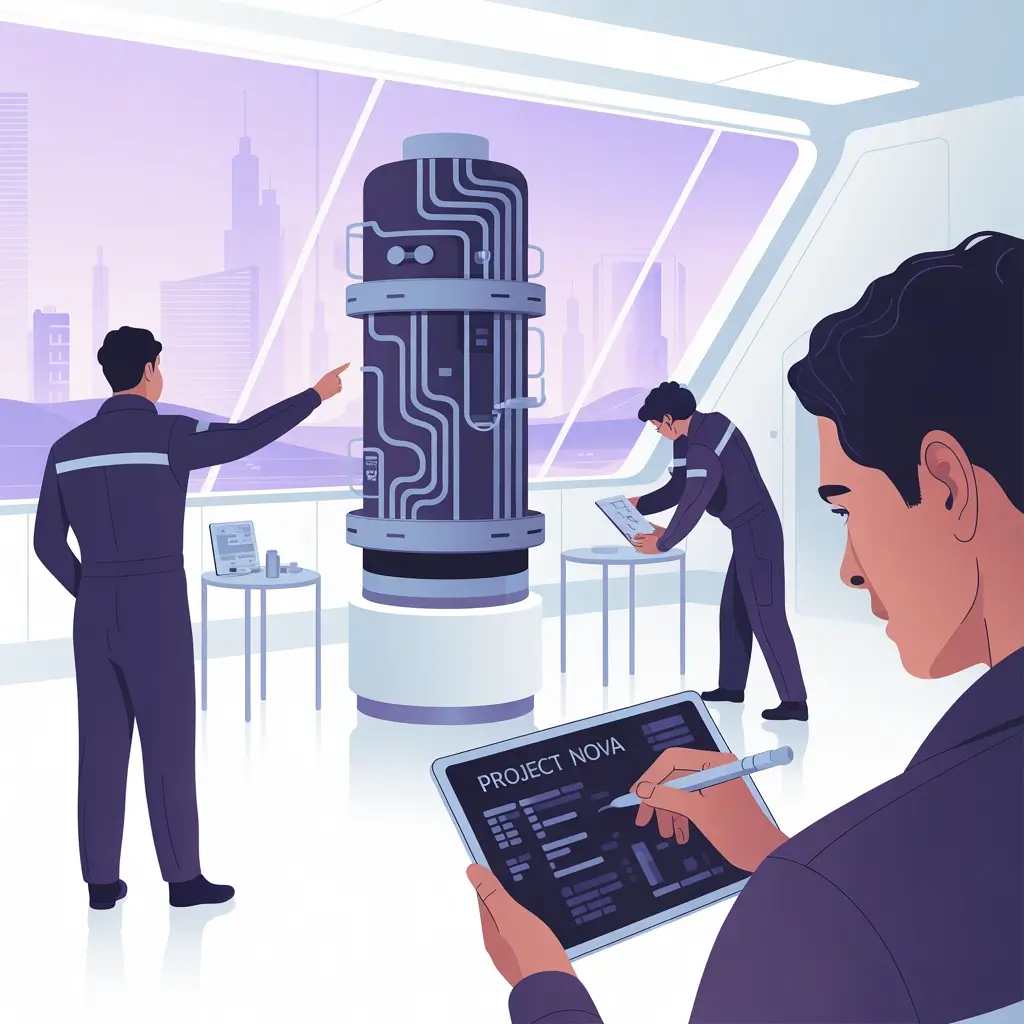 Engineers Working on Project NOVA