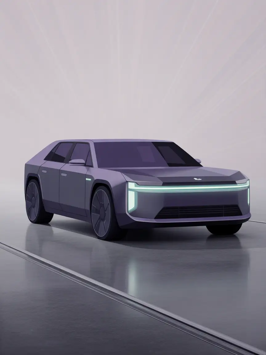 Modern EV Car