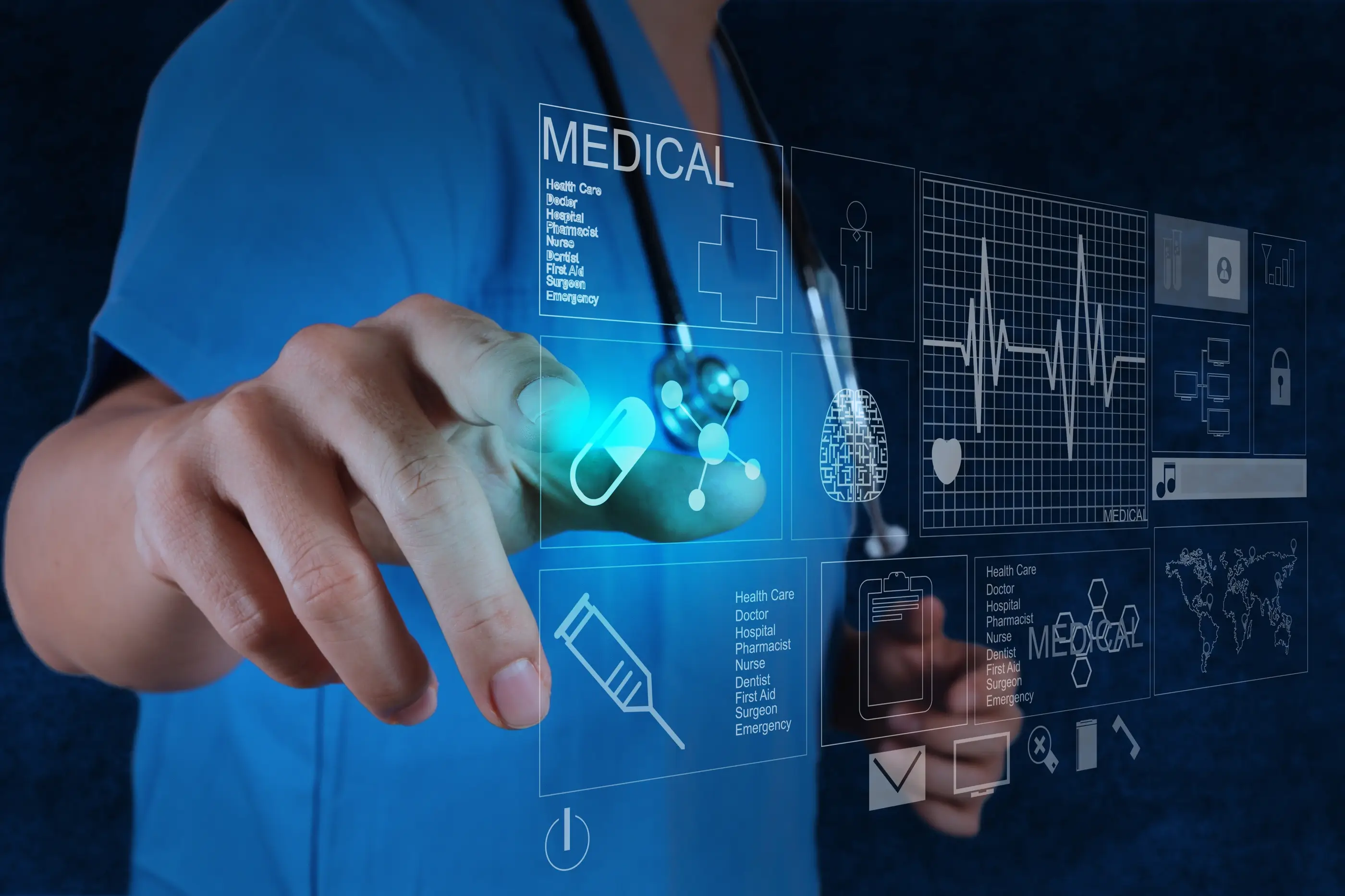 Touch Screen Medical UI